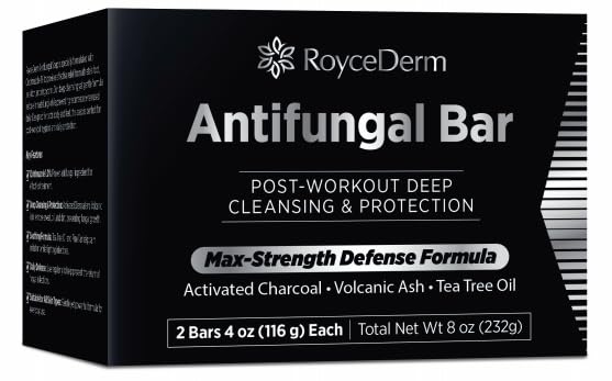 Antifungal Soap Bar (Charcoal) 2 Pack