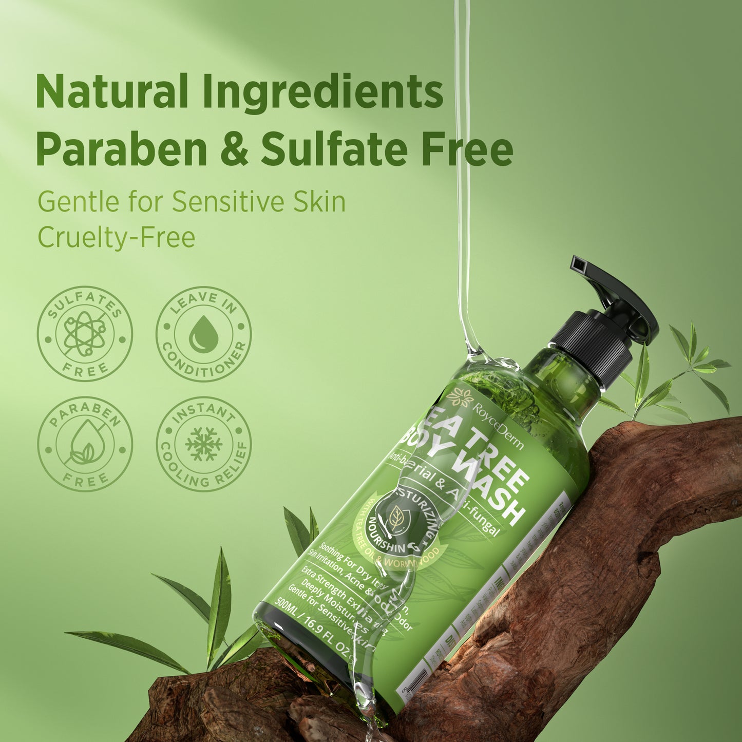 Anti-fungal Tea Tree Body Wash