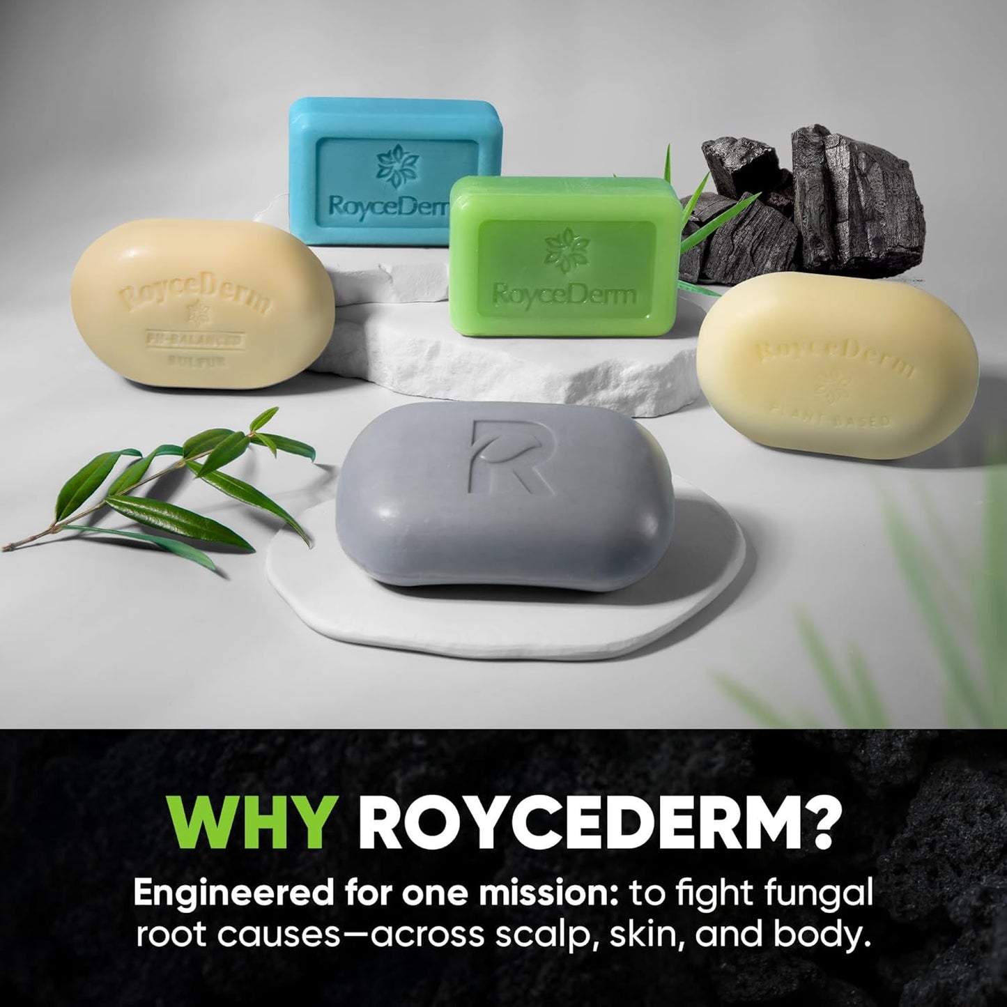 Antifungal Soap Bar (Charcoal)