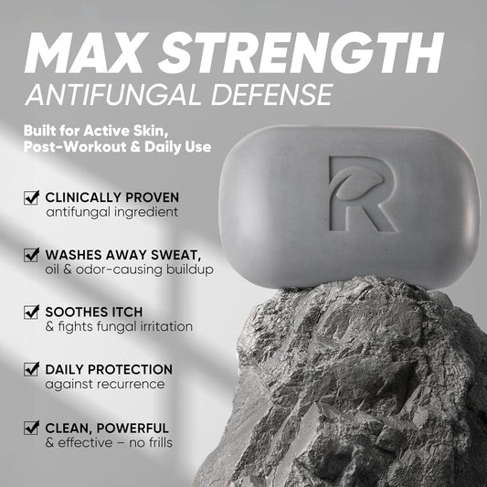 Antifungal Soap Bar (Charcoal) 2 Pack