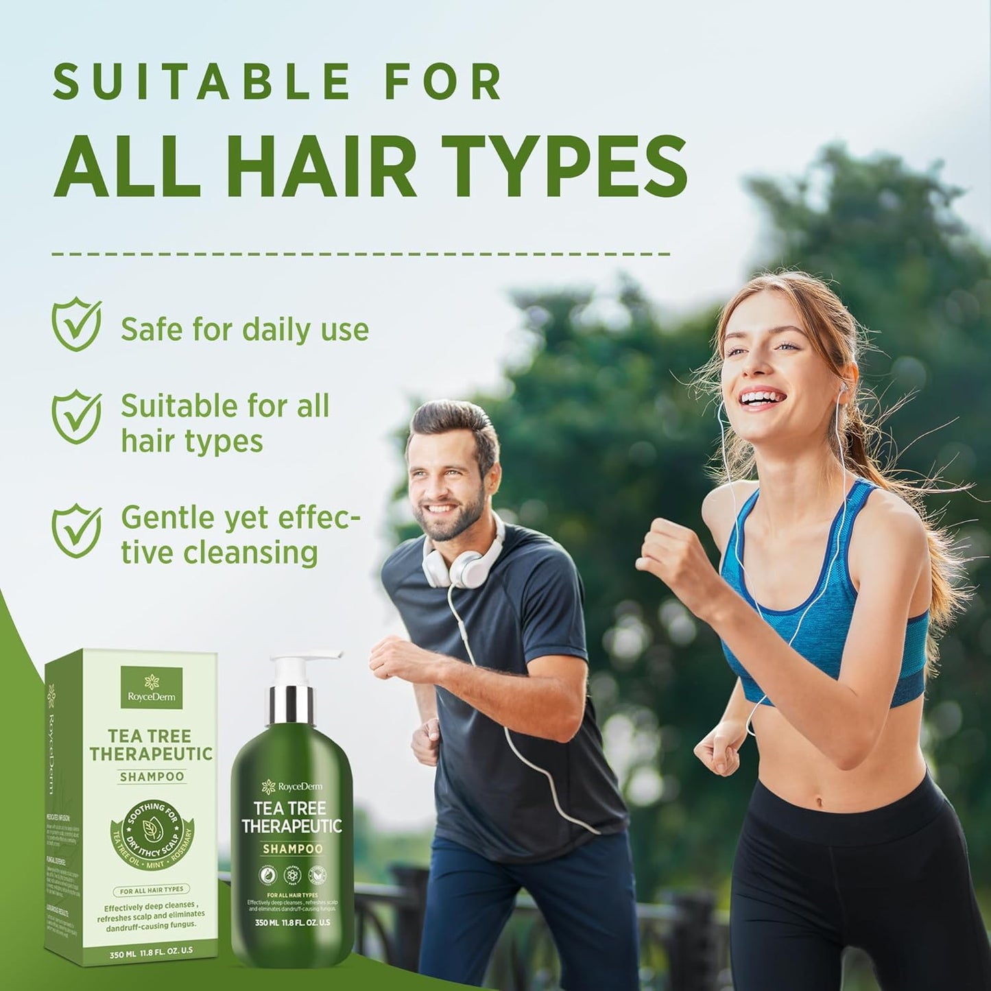 Tea Tree Antifungal 3-Piece Scalp Care Set