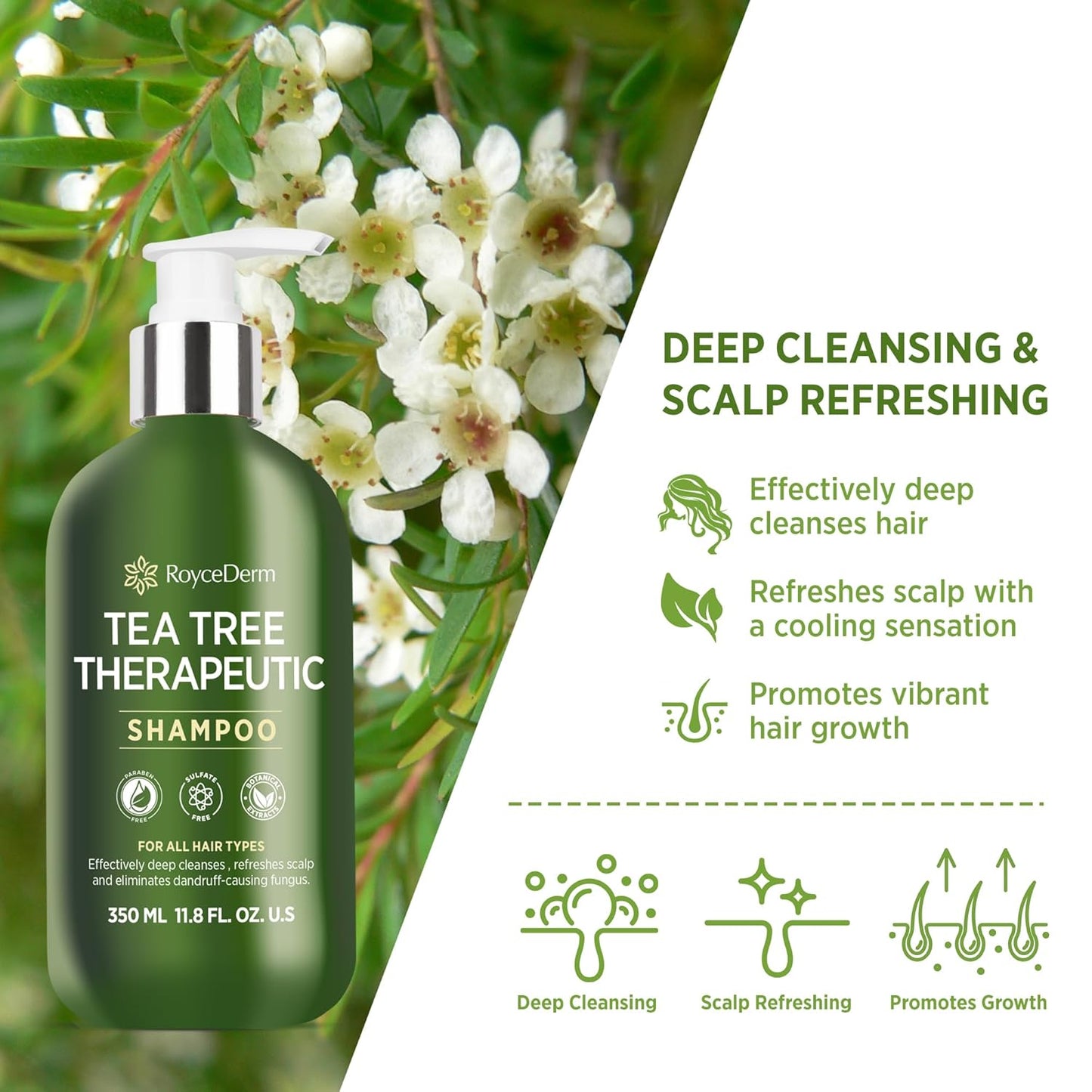 Tea Tree Antifungal 3-Piece Scalp Care Set