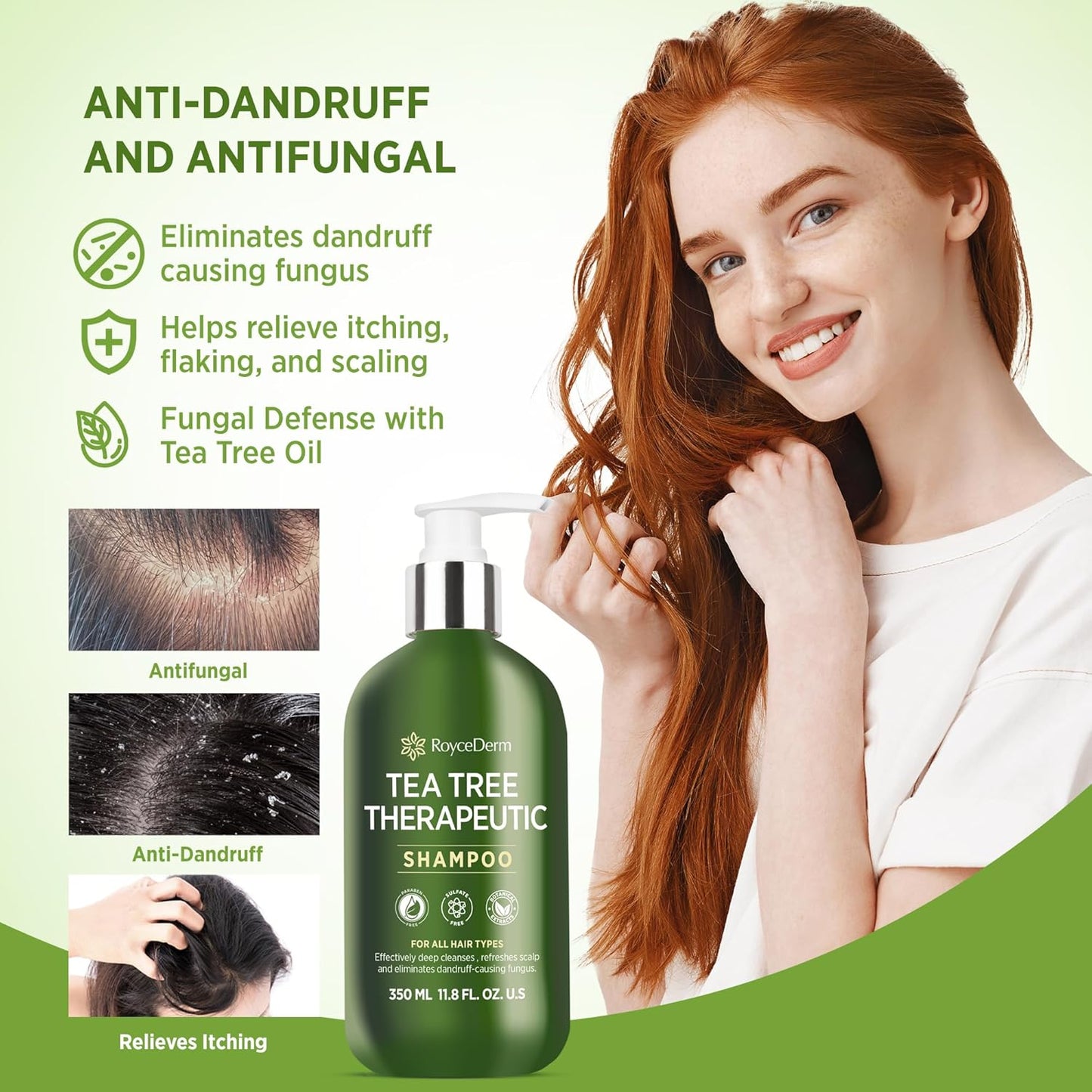 Tea Tree Antifungal 3-Piece Scalp Care Set