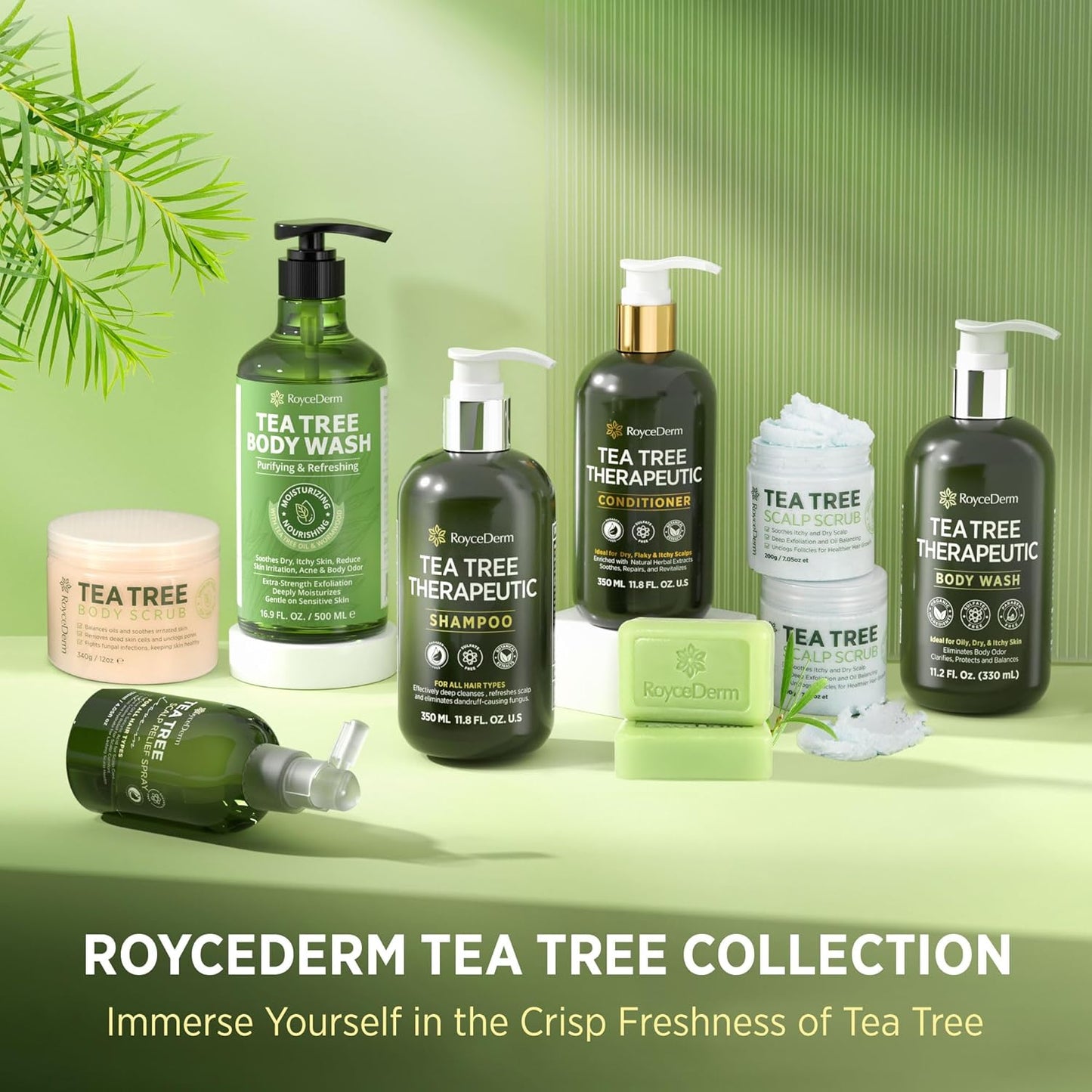 Tea Tree Antifungal 3-Piece Scalp Care Set