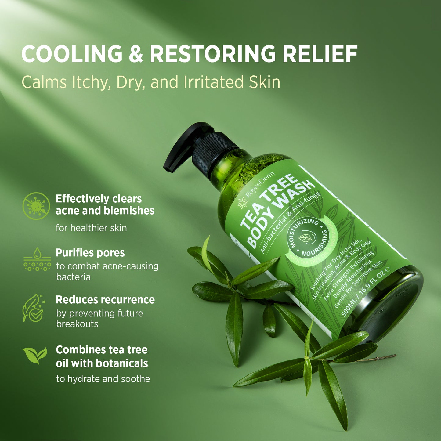 Anti-fungal Tea Tree Body Wash