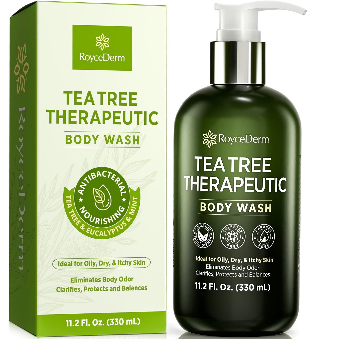 Roycederm Tea Tree Therapeutic Body Wash & Soap
