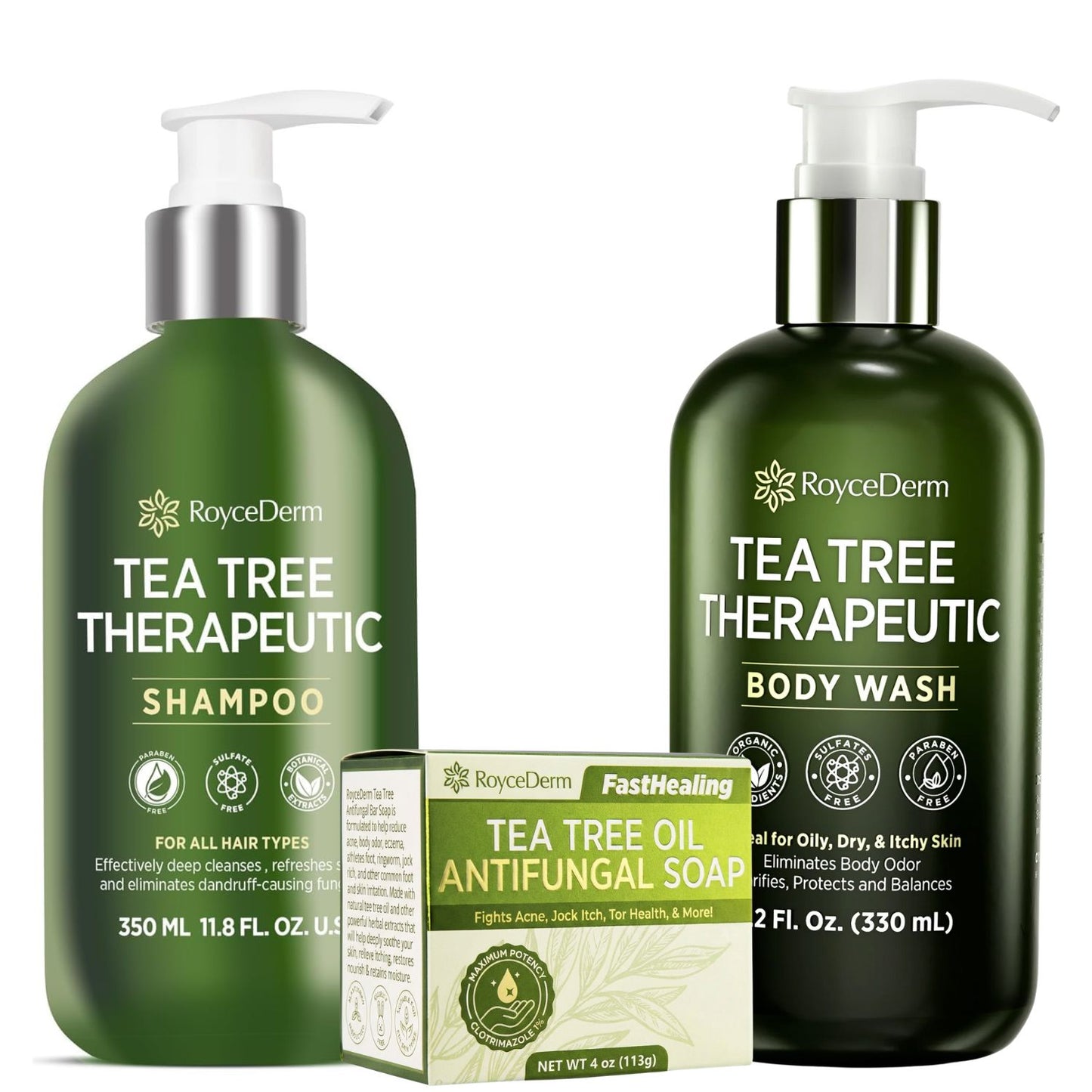 RoyceDerm Tea Tree Therapeutic Shampoo