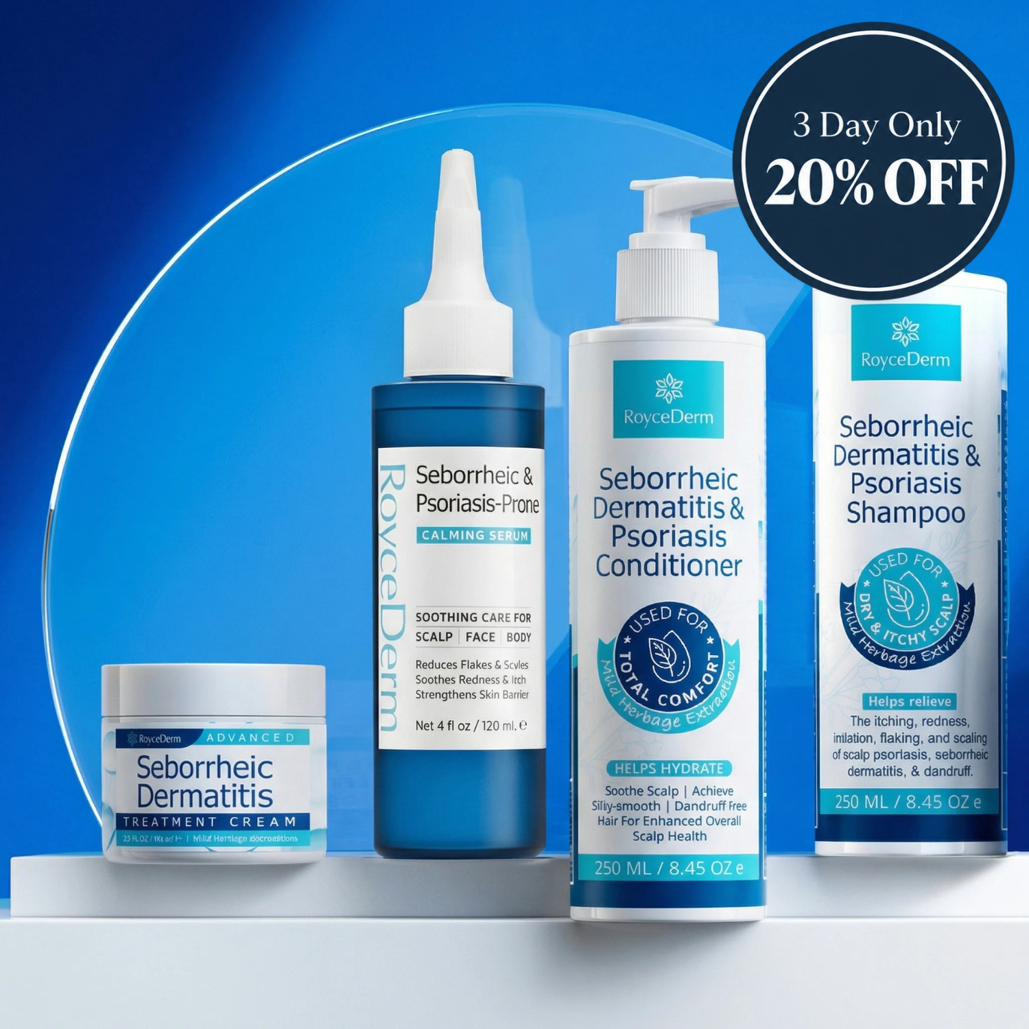 Set definitivo para psoriasis y dermatitis seborreica