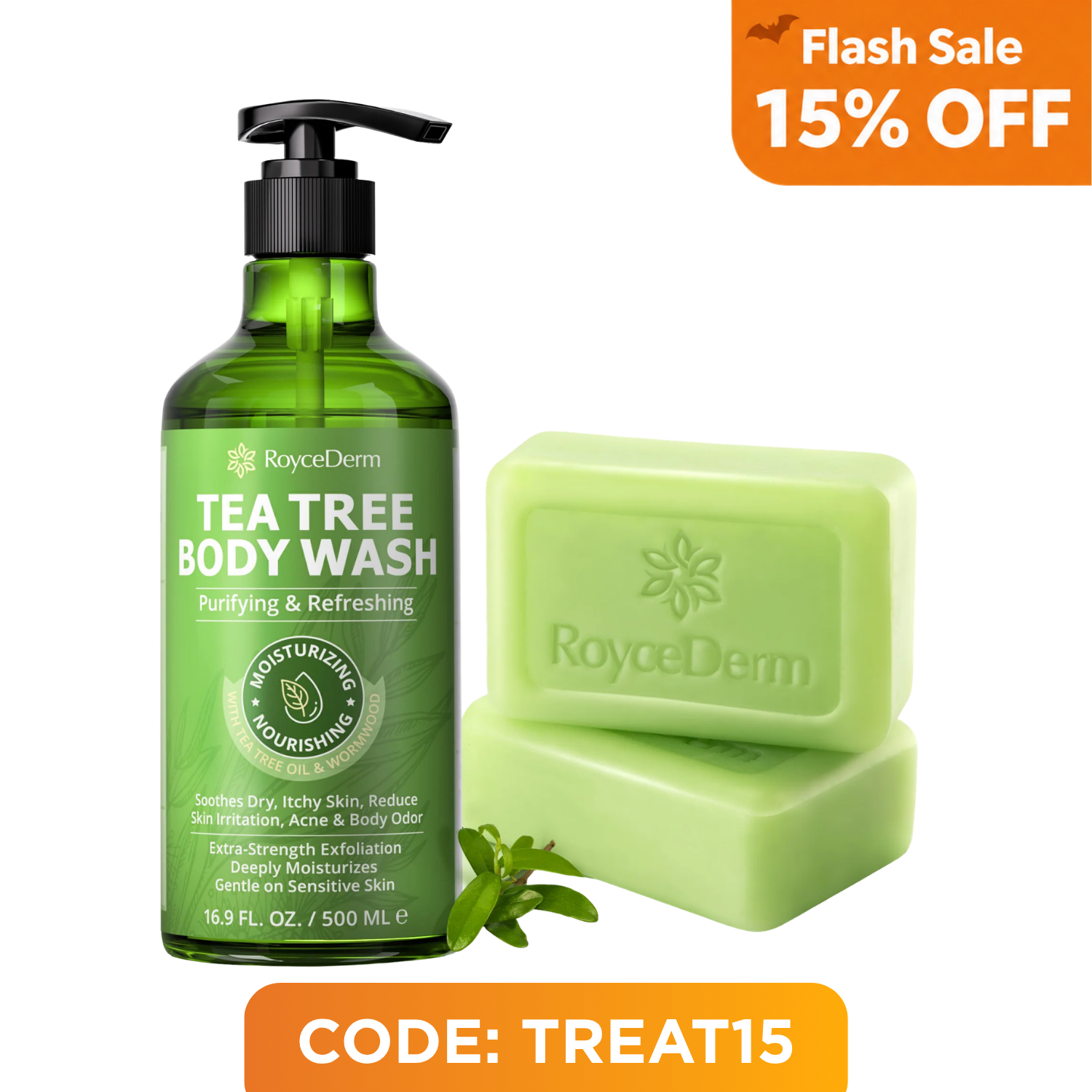 Tea Tree Body Wash + Soap