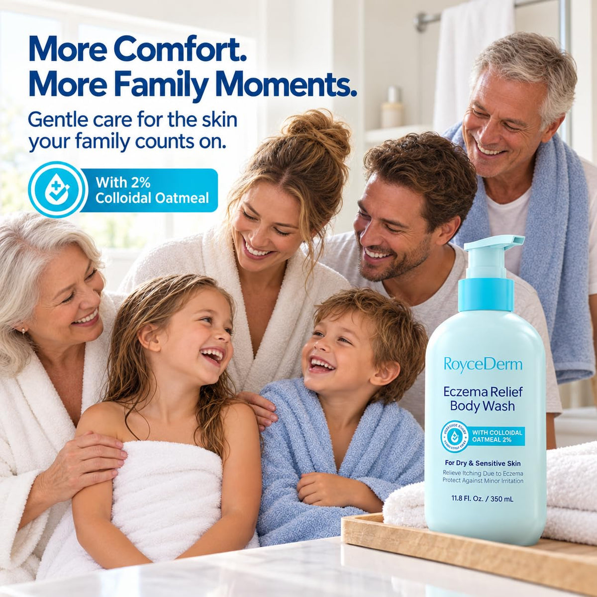 Eczema Body Wash for Kids & Adults, 11.2 fl oz