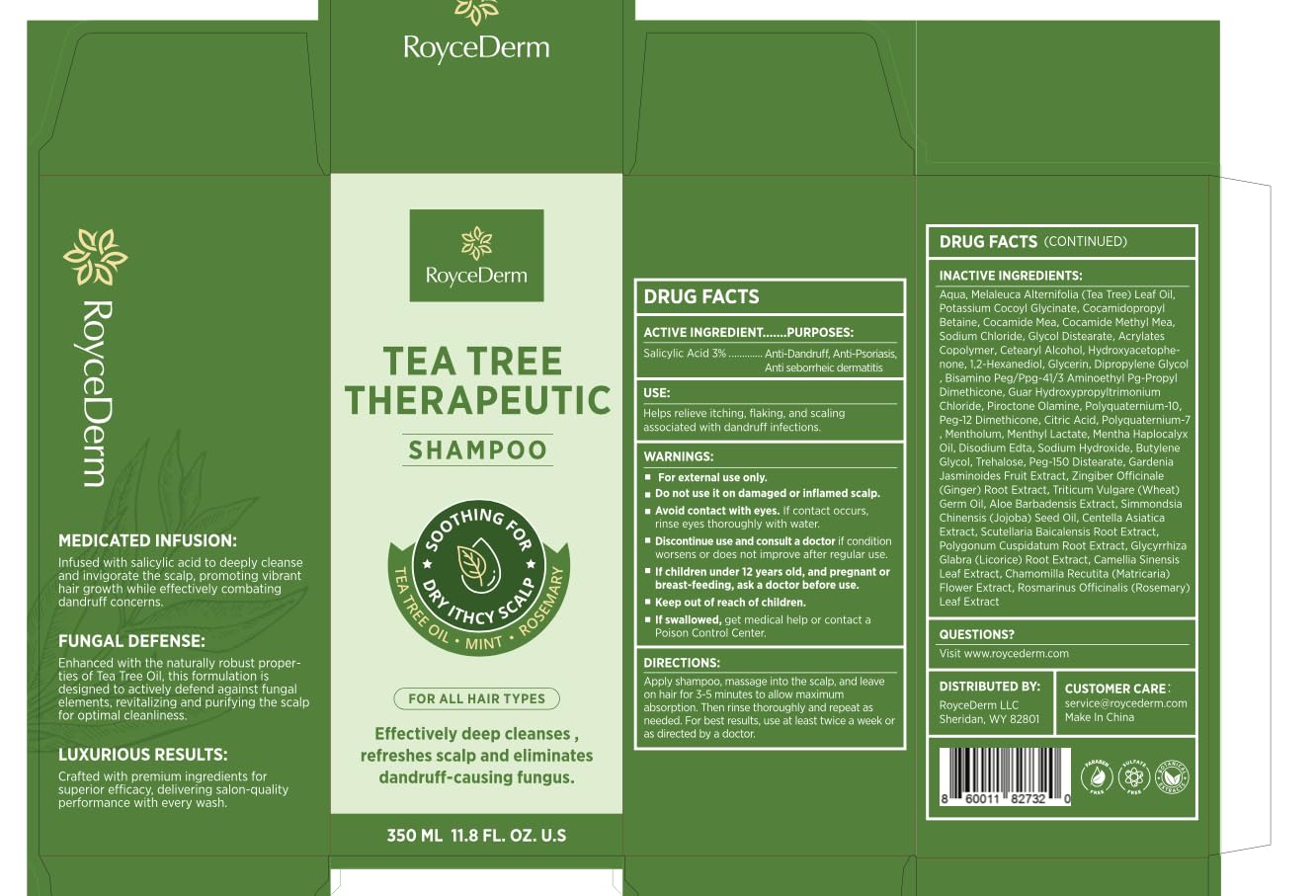 Tea Tree Therapeutic Shampoo