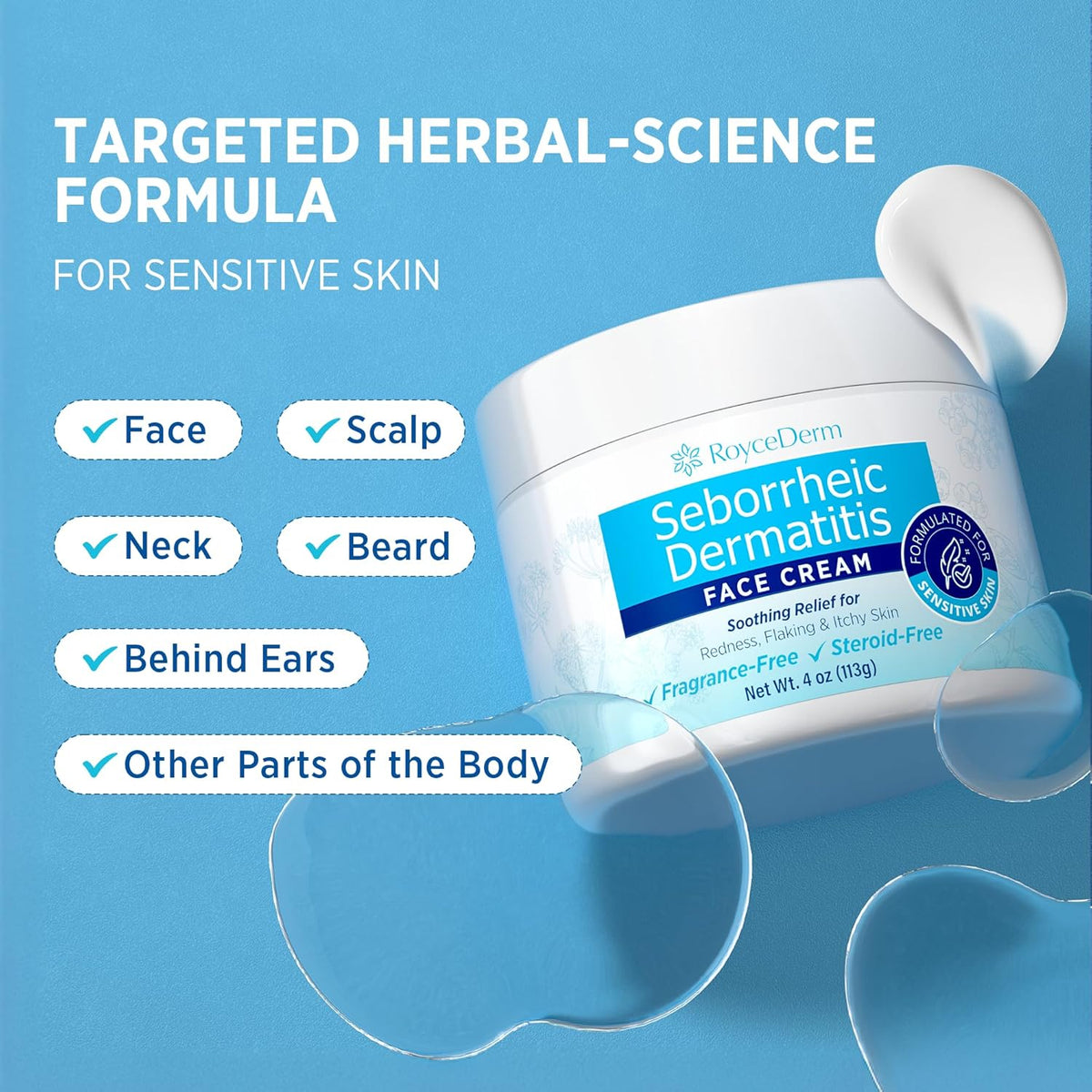 Sebaceous Cream Seborrheic Dermatitis Face Cream