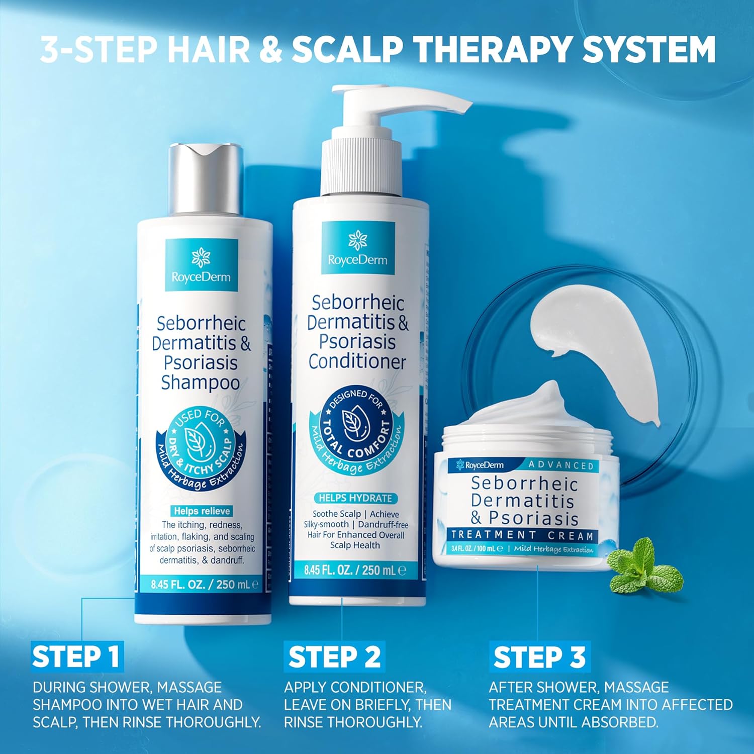 Seborrheic Dermatitis & Psoriasis Relief Trio