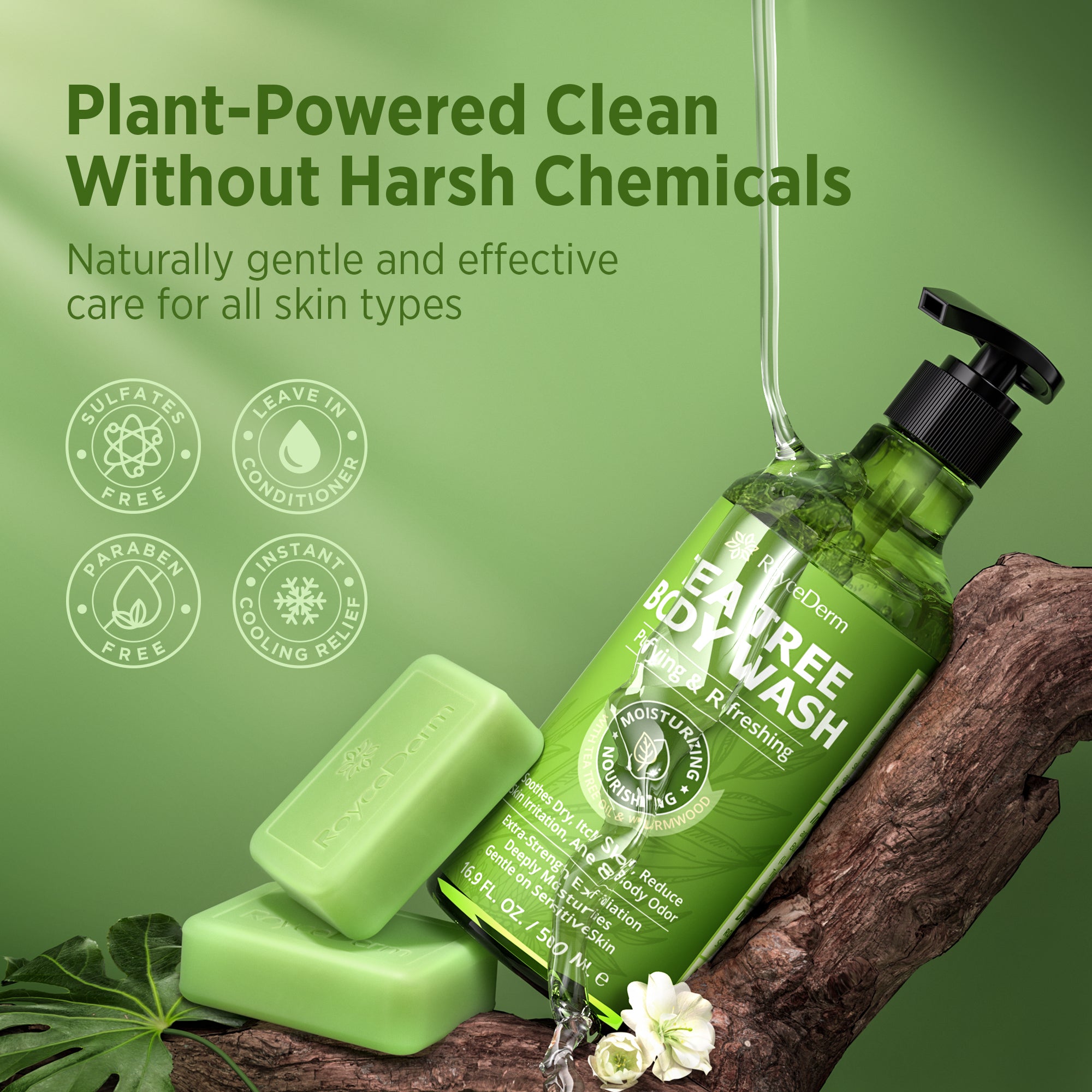 Tea Tree Body Wash + Soap