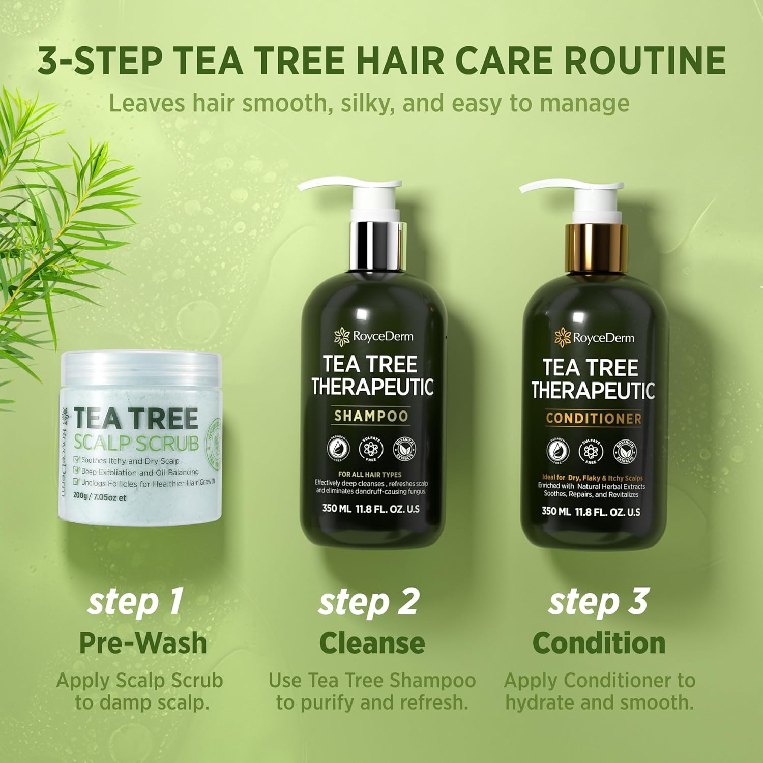 Tea Tree Scalp Routine Set