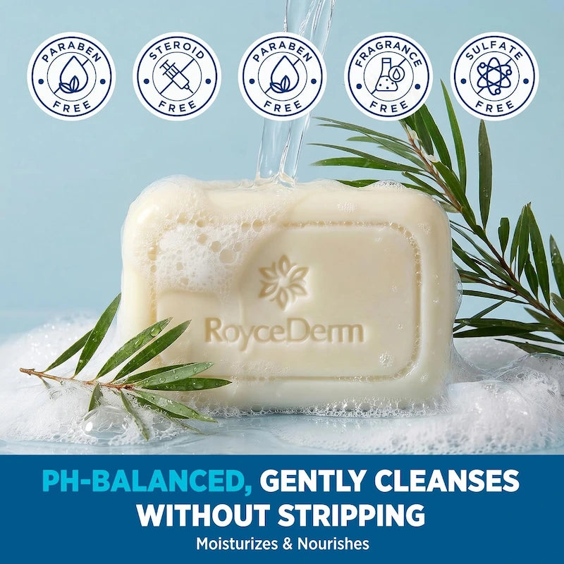 Pyrithione Zinc Medicated Cleansing Bar Soap – 2 × 4 oz