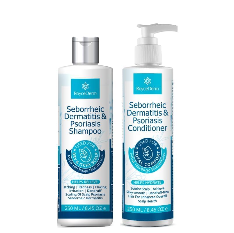 Seborrheic Dermatitis & Psoriasis Shampoo and Conditioner Set