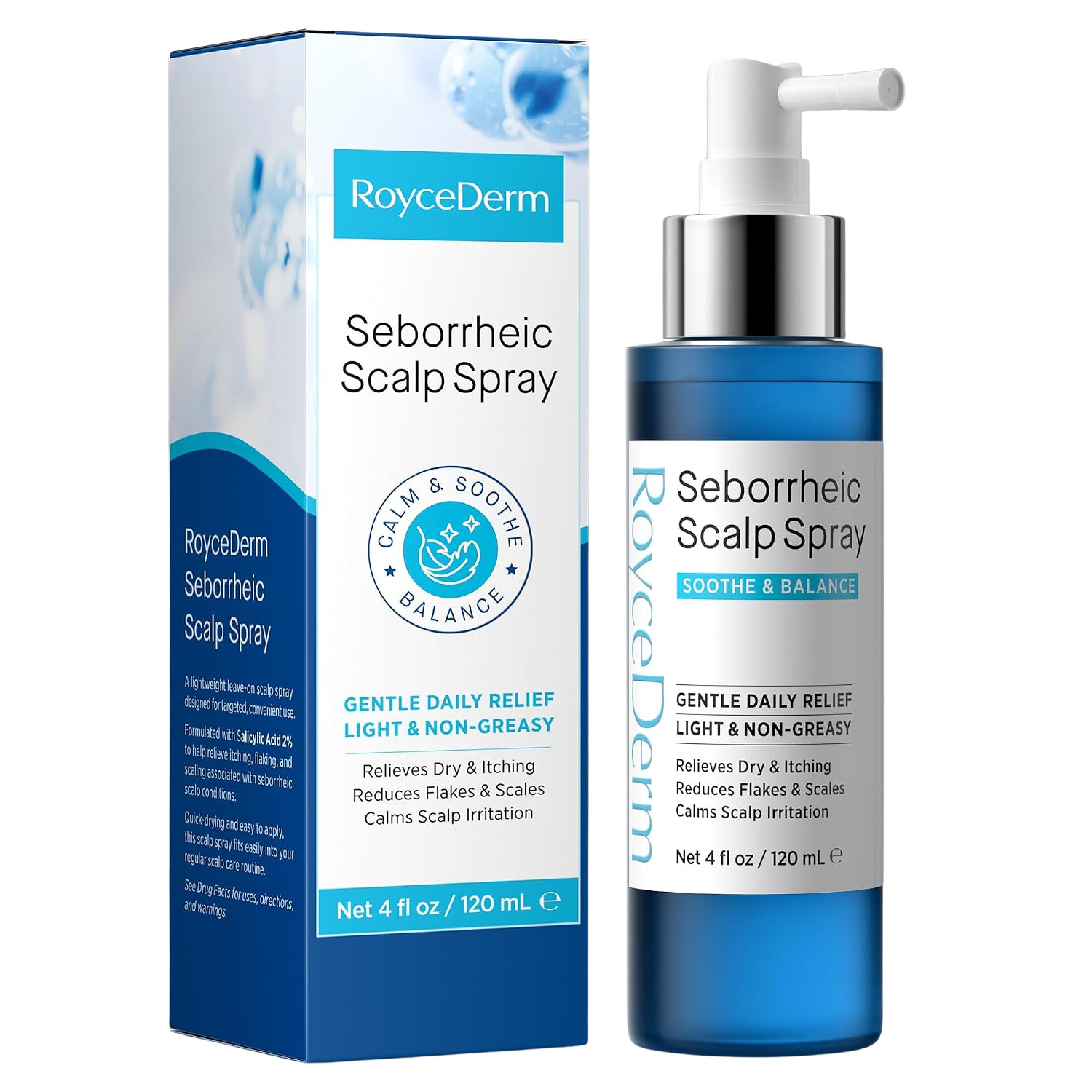 Seborrheic Dermatitis & Psoriasis Scalp Spray