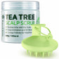 Tea Tree Scalp Scrub with Scalp Massager Brush Set