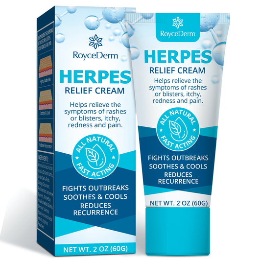 Herpe Treatment Cream: Natural, Gentle Relief for Genital Herpe Symptoms in Women - 2 oz