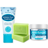 Fungus Foot Care Ultimate Set packaging with herbal soap and treatment cream