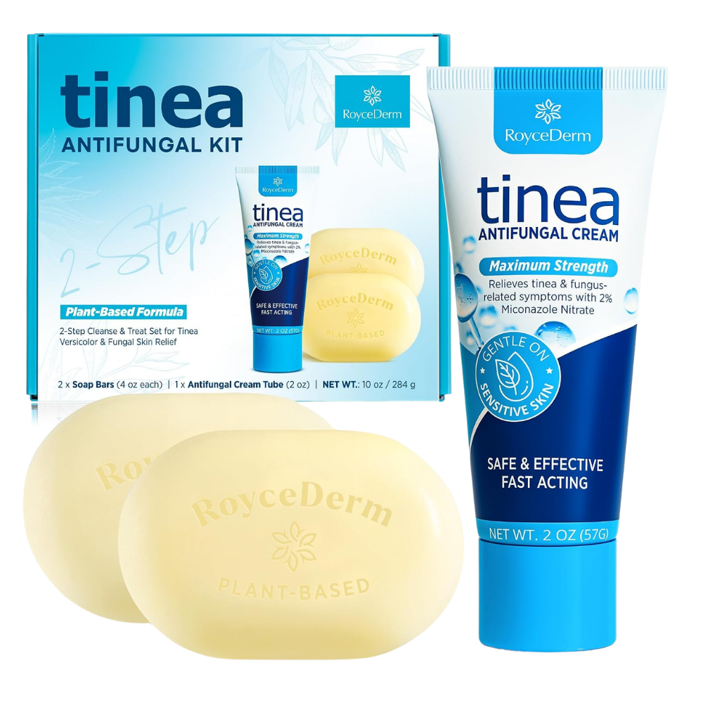 Kit de crema y jabón para el alivio de la pitiriasis versicolor
